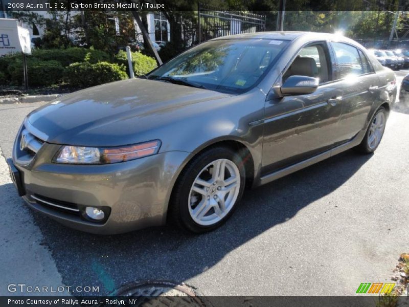 Carbon Bronze Metallic / Taupe 2008 Acura TL 3.2