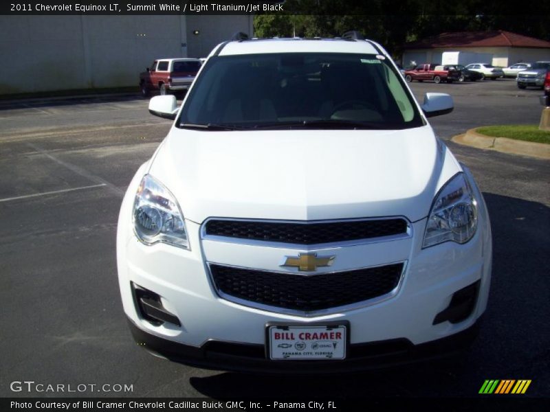 Summit White / Light Titanium/Jet Black 2011 Chevrolet Equinox LT