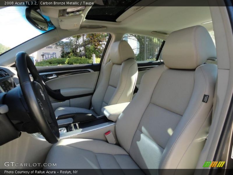 Carbon Bronze Metallic / Taupe 2008 Acura TL 3.2