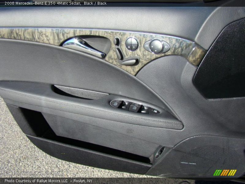 Black / Black 2008 Mercedes-Benz E 350 4Matic Sedan