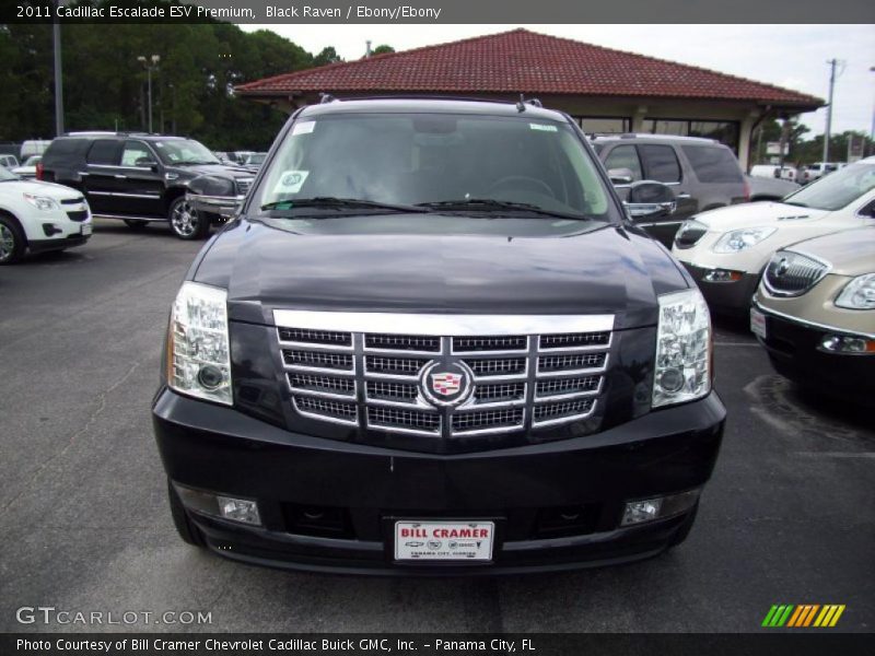 Black Raven / Ebony/Ebony 2011 Cadillac Escalade ESV Premium