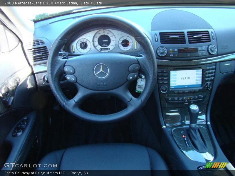 Black / Black 2008 Mercedes-Benz E 350 4Matic Sedan
