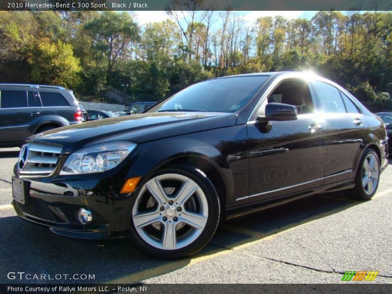 Black / Black 2010 Mercedes-Benz C 300 Sport