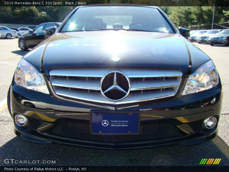 Black / Black 2010 Mercedes-Benz C 300 Sport