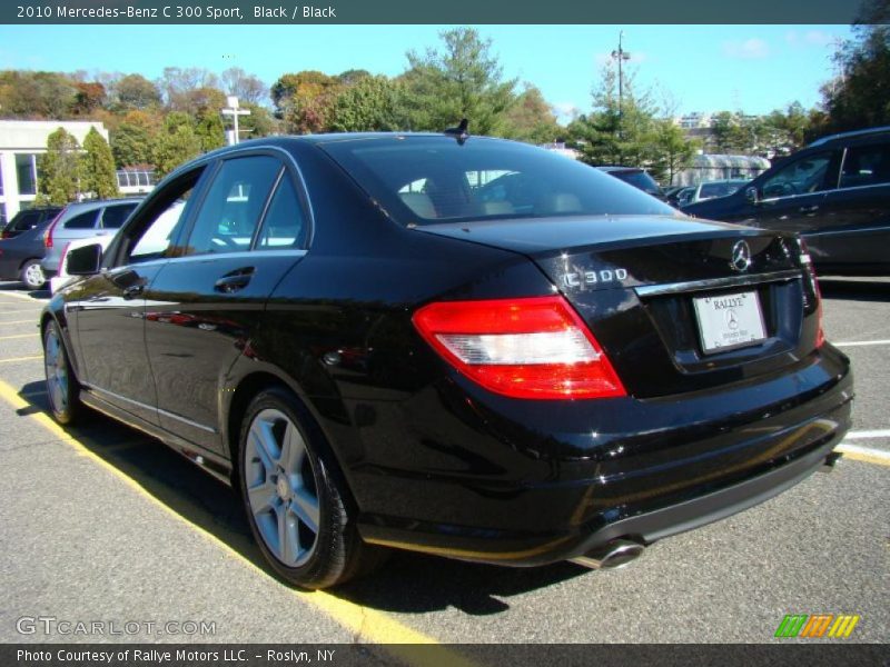 Black / Black 2010 Mercedes-Benz C 300 Sport