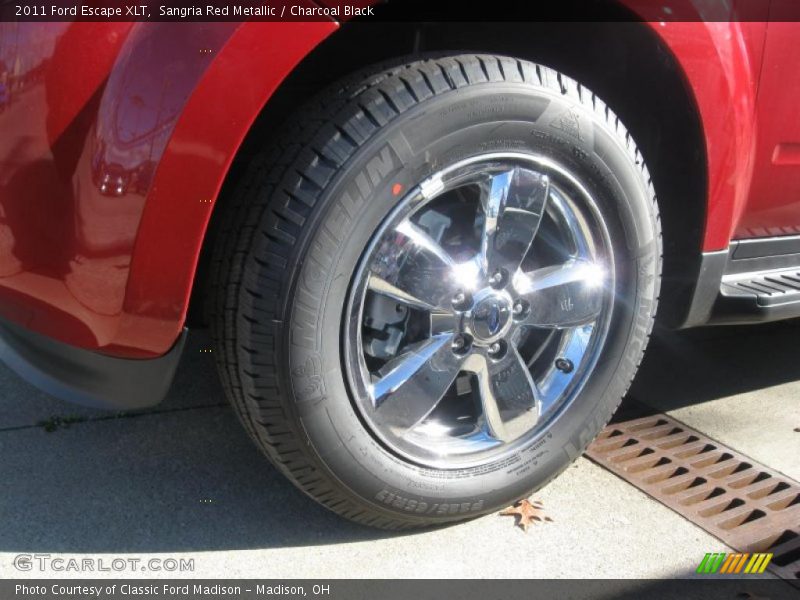 Sangria Red Metallic / Charcoal Black 2011 Ford Escape XLT