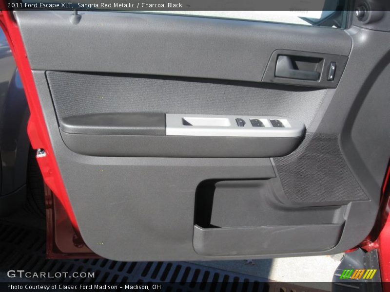 Sangria Red Metallic / Charcoal Black 2011 Ford Escape XLT