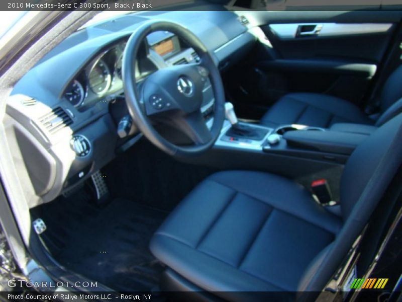 Black / Black 2010 Mercedes-Benz C 300 Sport