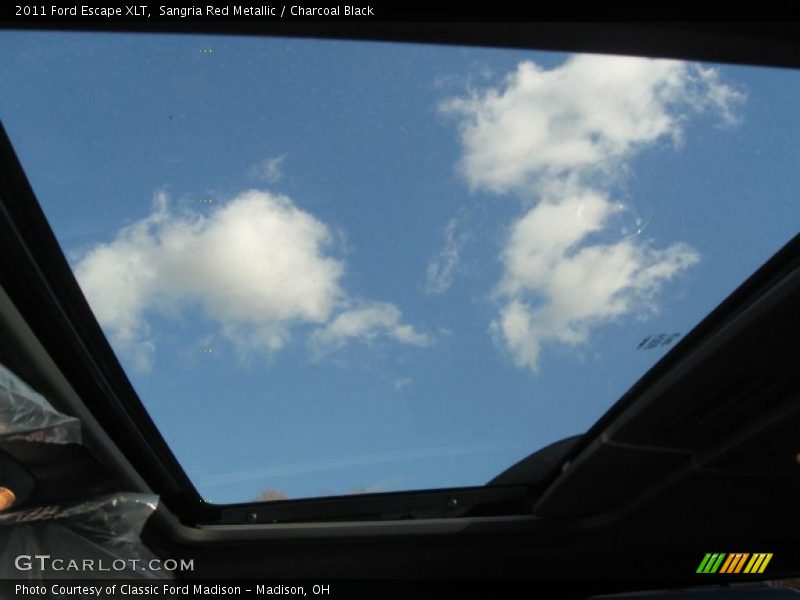 Sangria Red Metallic / Charcoal Black 2011 Ford Escape XLT