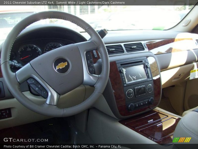 Summit White / Light Cashmere/Dark Cashmere 2011 Chevrolet Suburban LTZ 4x4