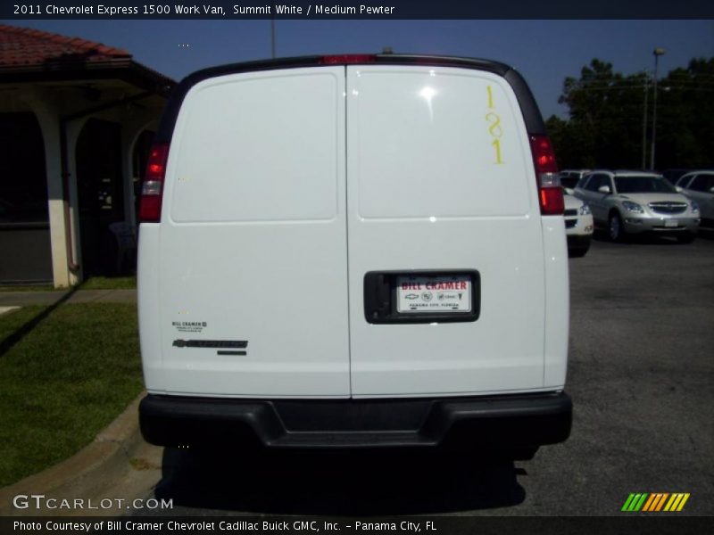 Summit White / Medium Pewter 2011 Chevrolet Express 1500 Work Van