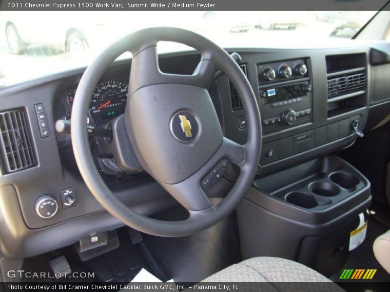 Dashboard of 2011 Express 1500 Work Van