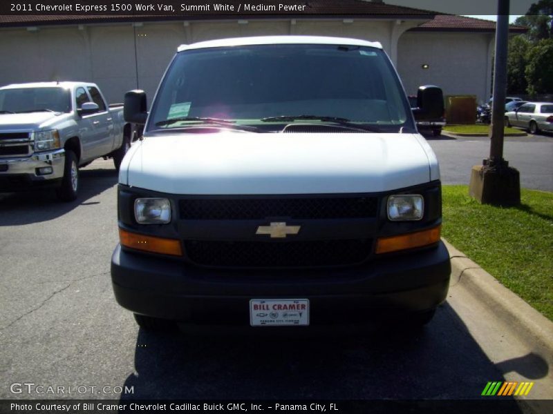 Summit White / Medium Pewter 2011 Chevrolet Express 1500 Work Van