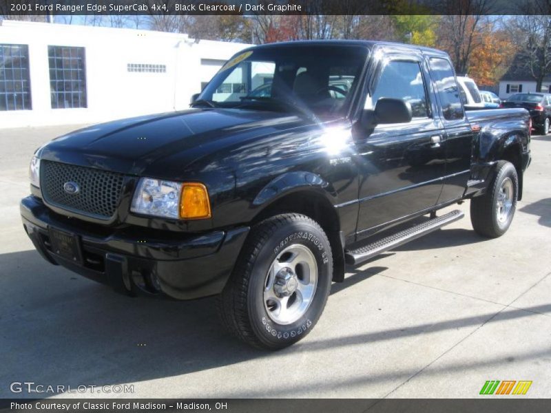 Black Clearcoat / Dark Graphite 2001 Ford Ranger Edge SuperCab 4x4