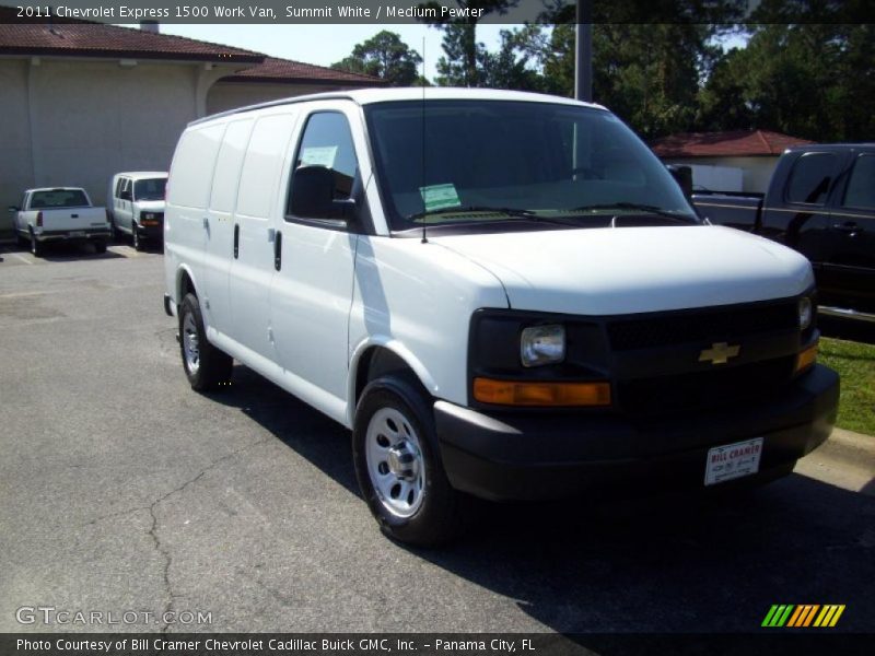 Summit White / Medium Pewter 2011 Chevrolet Express 1500 Work Van