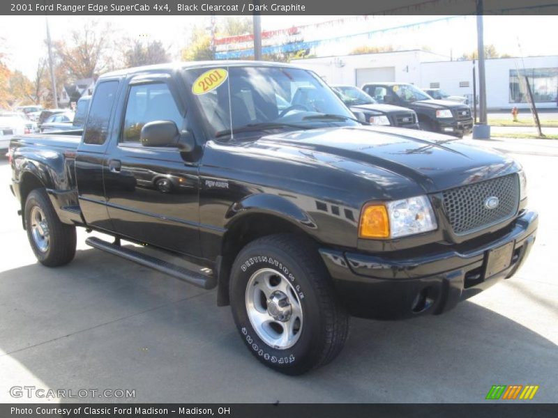 Black Clearcoat / Dark Graphite 2001 Ford Ranger Edge SuperCab 4x4