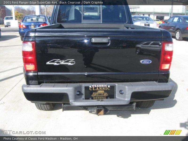 Black Clearcoat / Dark Graphite 2001 Ford Ranger Edge SuperCab 4x4