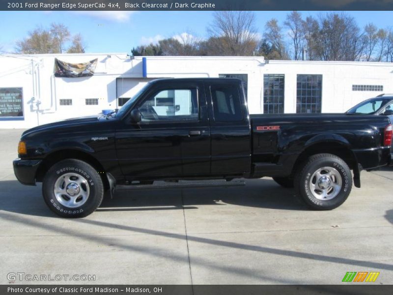 Black Clearcoat / Dark Graphite 2001 Ford Ranger Edge SuperCab 4x4