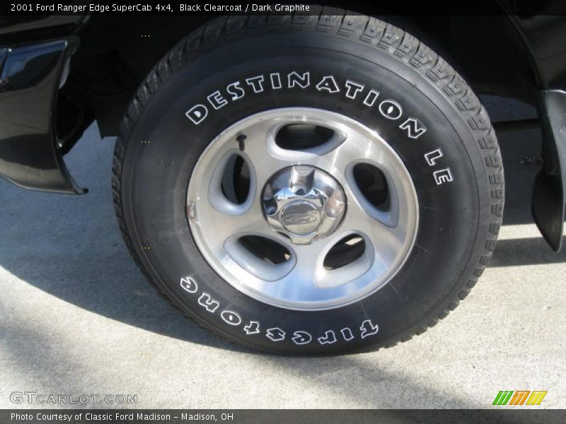 Black Clearcoat / Dark Graphite 2001 Ford Ranger Edge SuperCab 4x4