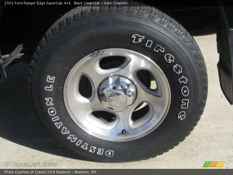 Black Clearcoat / Dark Graphite 2001 Ford Ranger Edge SuperCab 4x4