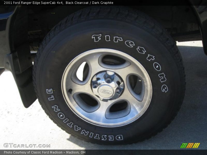 Black Clearcoat / Dark Graphite 2001 Ford Ranger Edge SuperCab 4x4