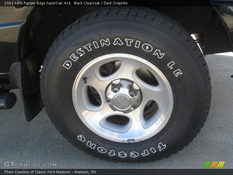Black Clearcoat / Dark Graphite 2001 Ford Ranger Edge SuperCab 4x4