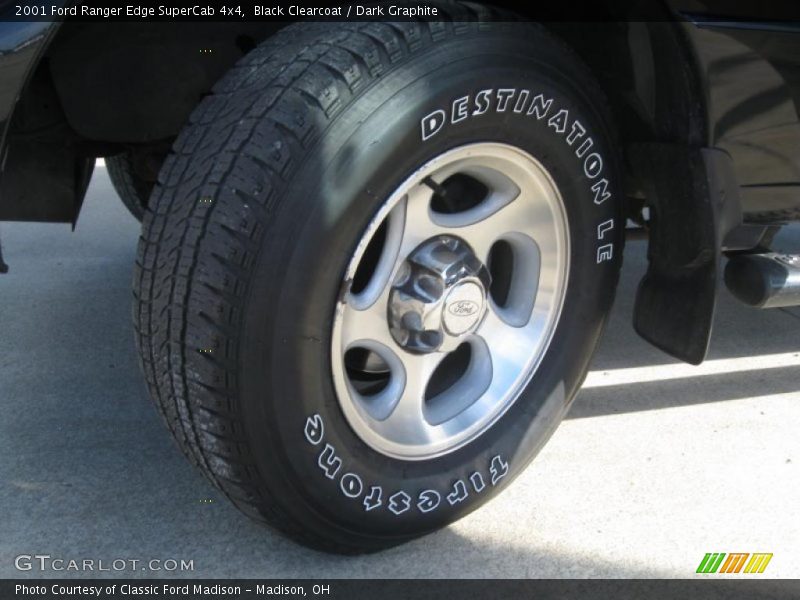 Black Clearcoat / Dark Graphite 2001 Ford Ranger Edge SuperCab 4x4