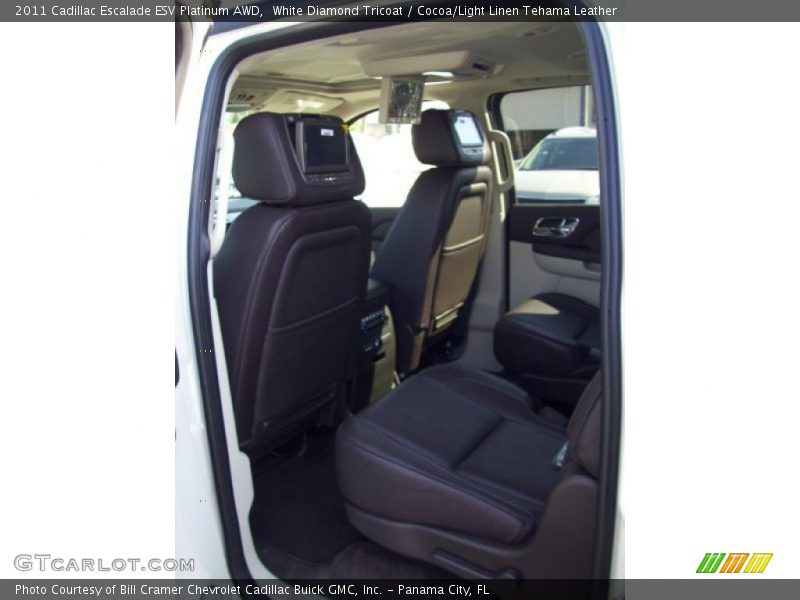  2011 Escalade ESV Platinum AWD Cocoa/Light Linen Tehama Leather Interior