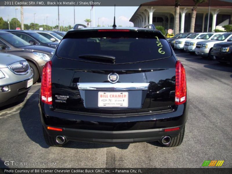 Black Ice Metallic / Shale/Ebony 2011 Cadillac SRX FWD