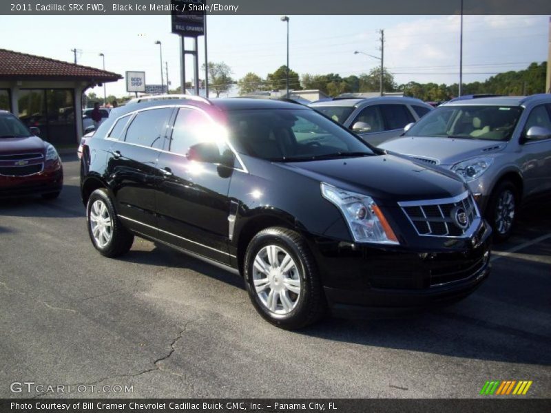 Black Ice Metallic / Shale/Ebony 2011 Cadillac SRX FWD