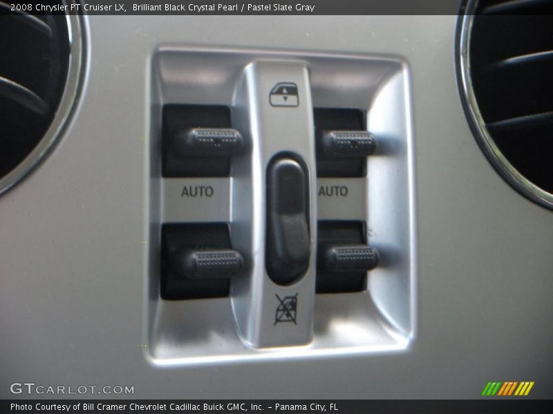Brilliant Black Crystal Pearl / Pastel Slate Gray 2008 Chrysler PT Cruiser LX