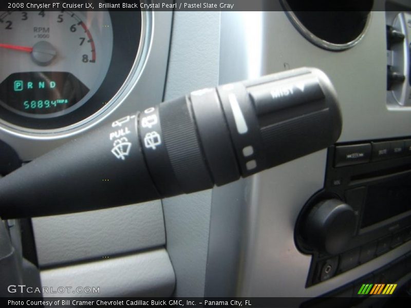 Brilliant Black Crystal Pearl / Pastel Slate Gray 2008 Chrysler PT Cruiser LX