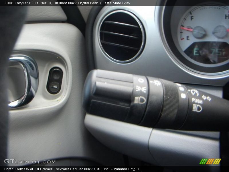 Brilliant Black Crystal Pearl / Pastel Slate Gray 2008 Chrysler PT Cruiser LX