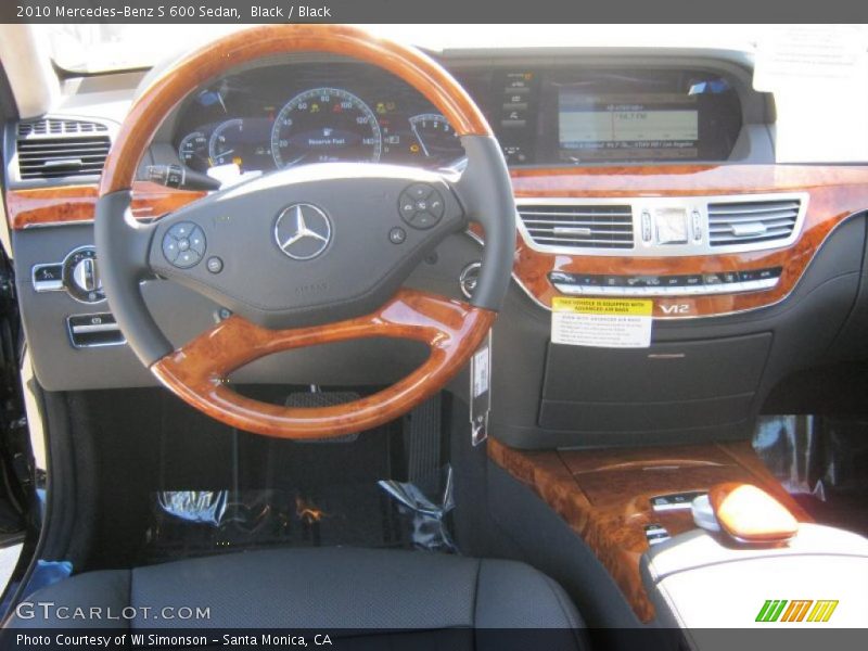 Dashboard of 2010 S 600 Sedan