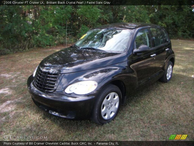 Brilliant Black Crystal Pearl / Pastel Slate Gray 2008 Chrysler PT Cruiser LX