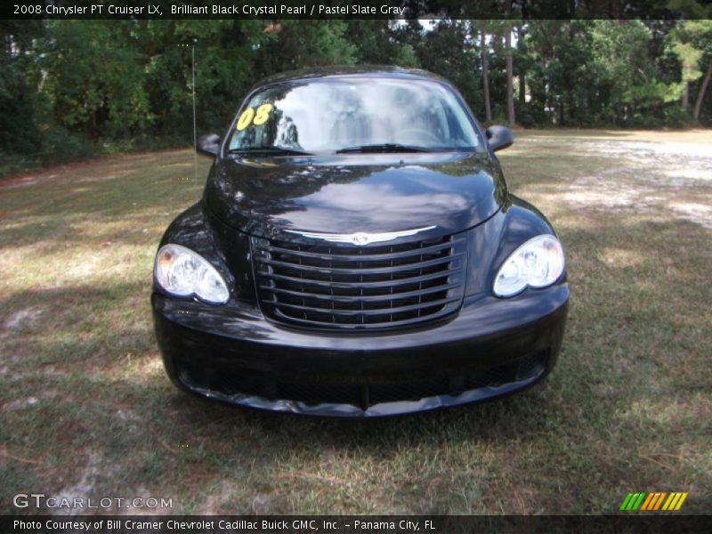 Brilliant Black Crystal Pearl / Pastel Slate Gray 2008 Chrysler PT Cruiser LX
