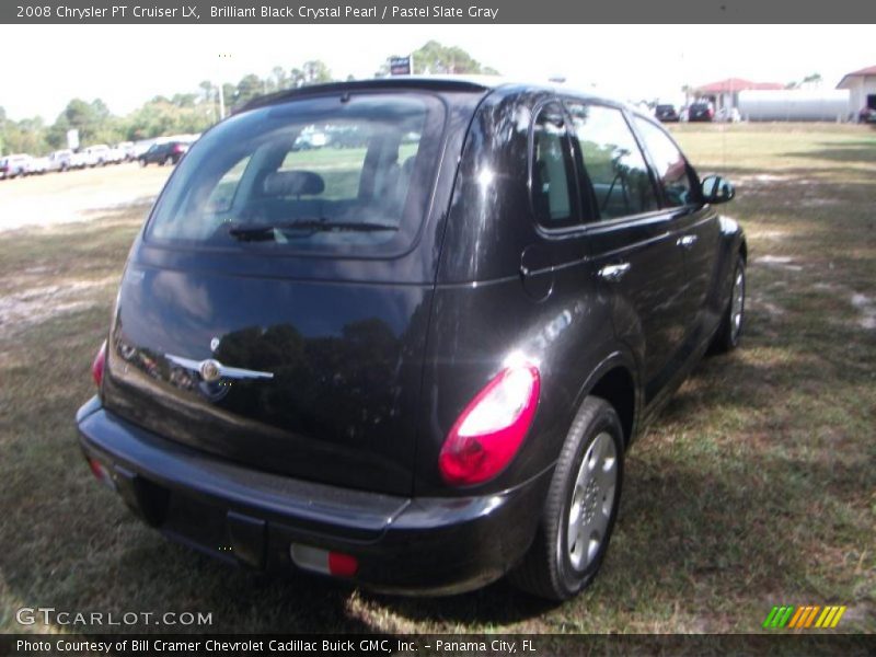 Brilliant Black Crystal Pearl / Pastel Slate Gray 2008 Chrysler PT Cruiser LX