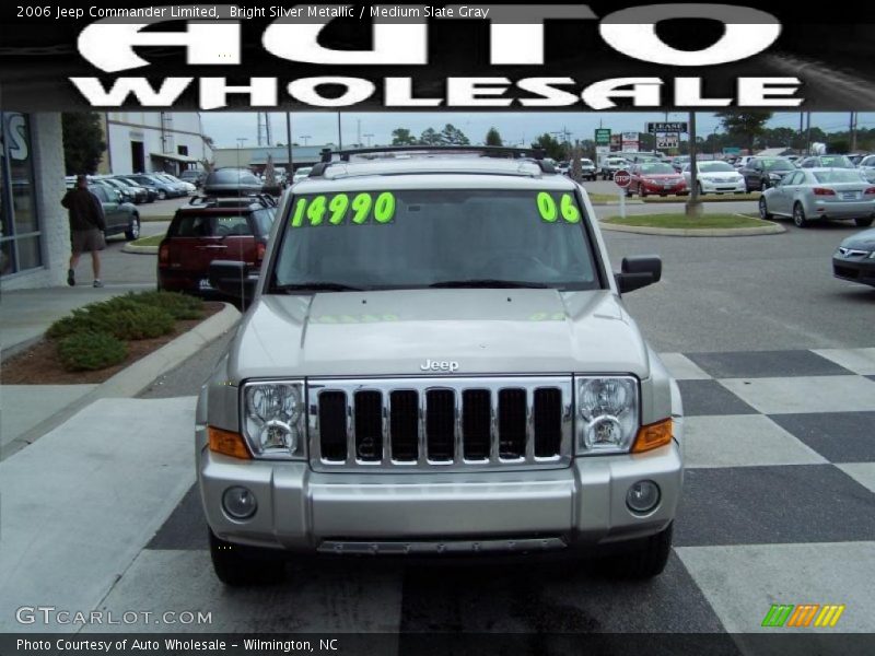 Bright Silver Metallic / Medium Slate Gray 2006 Jeep Commander Limited