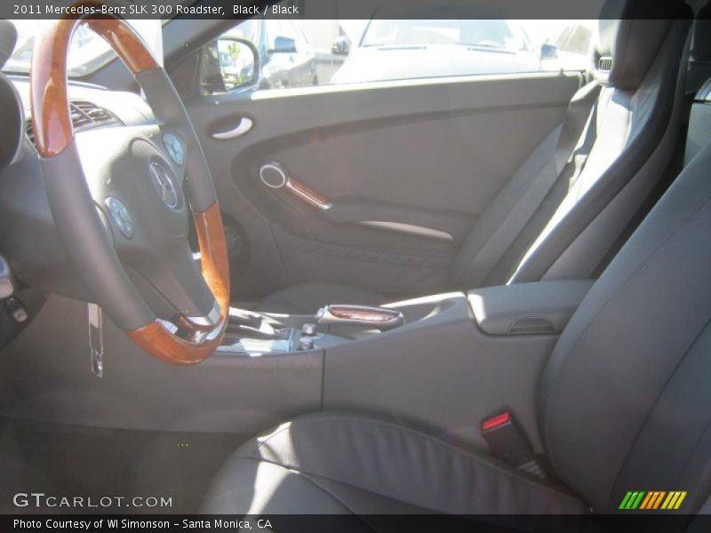 Black / Black 2011 Mercedes-Benz SLK 300 Roadster