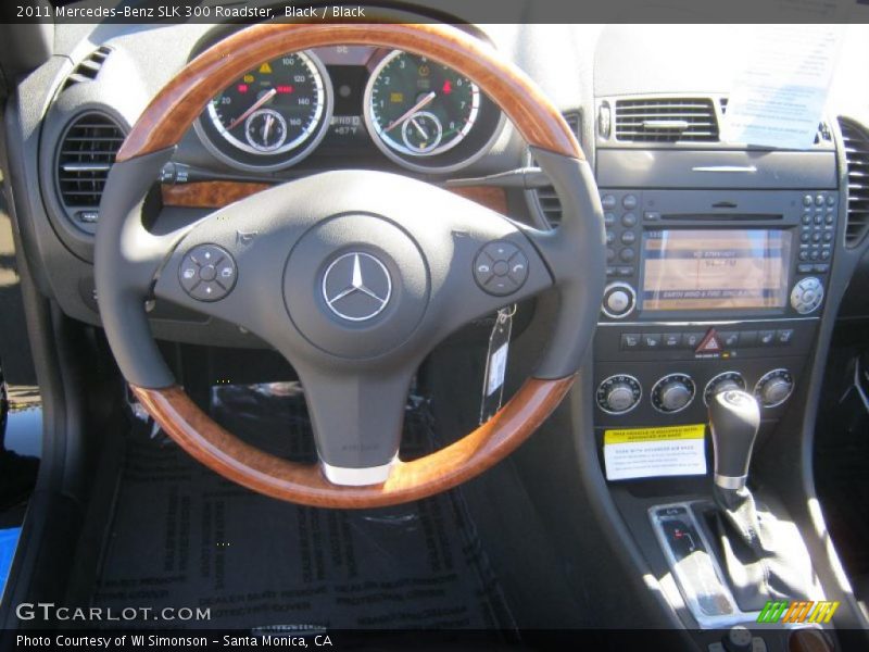 Dashboard of 2011 SLK 300 Roadster