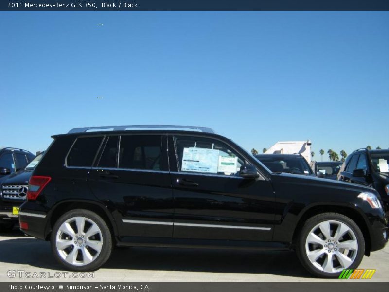 Black / Black 2011 Mercedes-Benz GLK 350