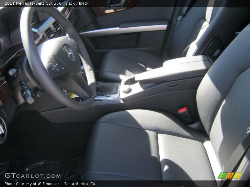 Black / Black 2011 Mercedes-Benz GLK 350