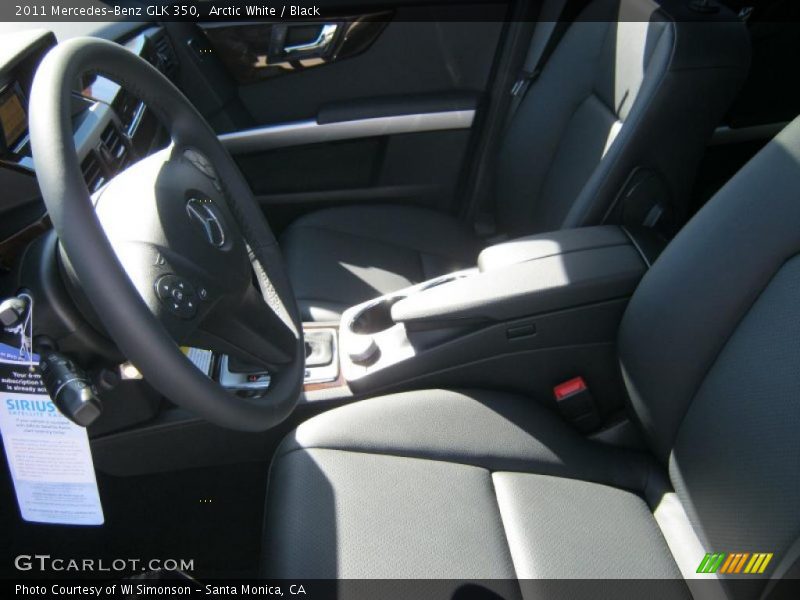 Arctic White / Black 2011 Mercedes-Benz GLK 350