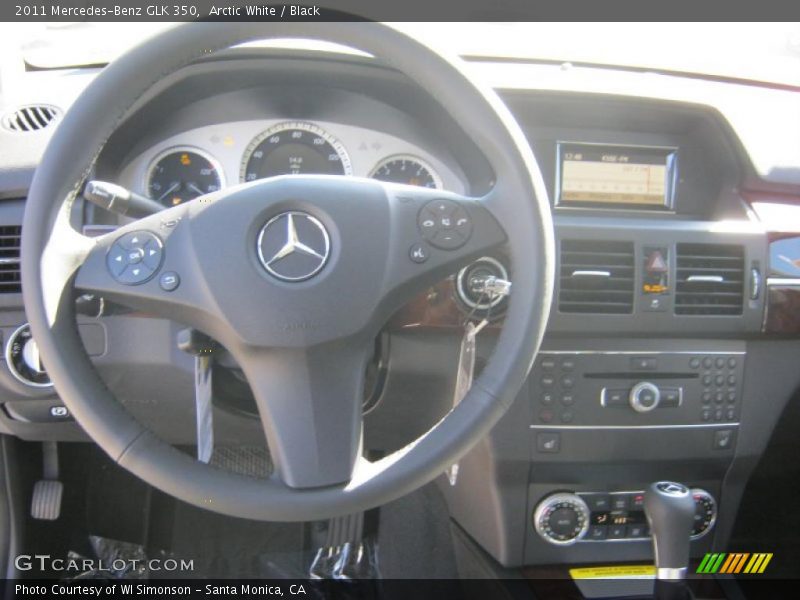 Arctic White / Black 2011 Mercedes-Benz GLK 350