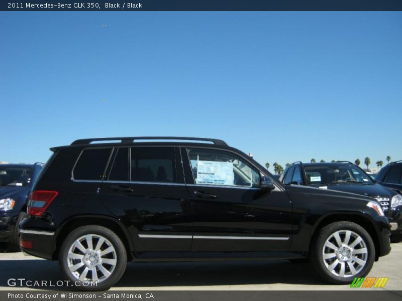 Black / Black 2011 Mercedes-Benz GLK 350