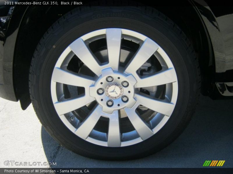 Black / Black 2011 Mercedes-Benz GLK 350