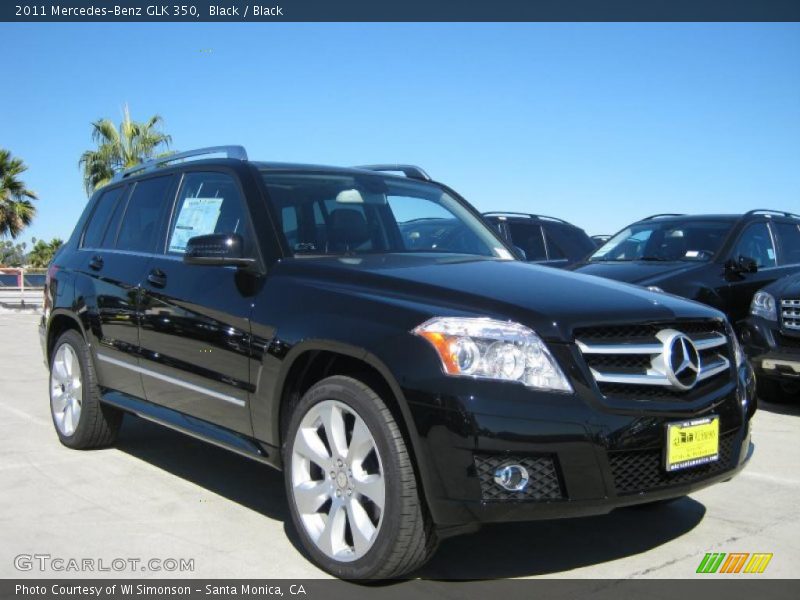 Black / Black 2011 Mercedes-Benz GLK 350