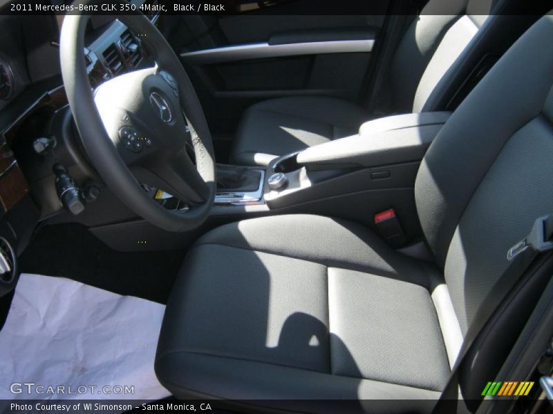  2011 GLK 350 4Matic Black Interior