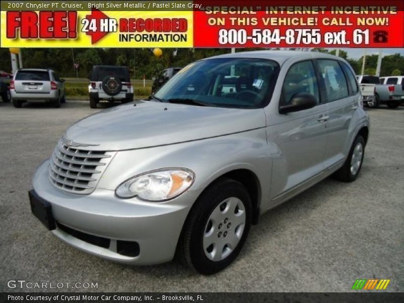 Bright Silver Metallic / Pastel Slate Gray 2007 Chrysler PT Cruiser