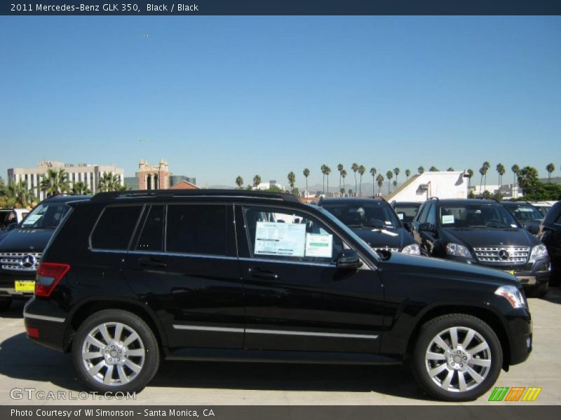 Black / Black 2011 Mercedes-Benz GLK 350